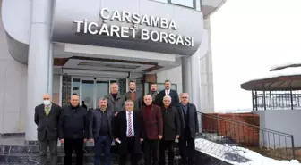 Çarşamba Ticaret Borsası, ilçe protokolünü ağırladı