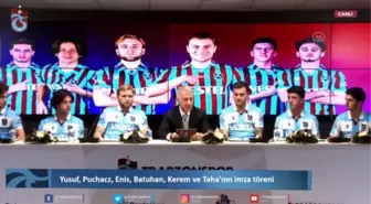 Trabzonspor, 6 futbolcuyla sözleşme imzaladı