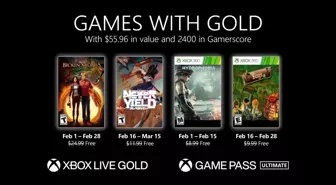 Xbox Live Gold Şubat 2022 ücretsiz oyunları açıklandı