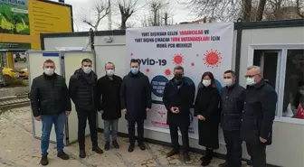 Yurt dışına çıkacaklar için Keşan'a mobil PCR test birimi