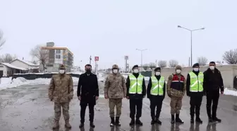 Kaymakam Çelik, yol kontrol ve emniyet noktalarını denetledi