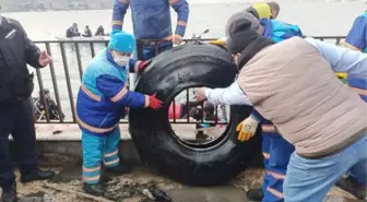 ÜSKÜDAR'DA DENİZDEN ÇIKARILANLAR ŞAŞIRTTI