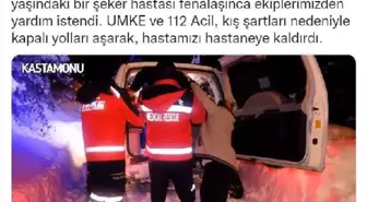 Bakan Koca: Fenalaşan şeker hastası, kapalı yol açılarak hastaneye kaldırıldı