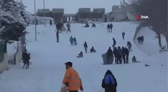 Beyşehir'in doğal kayak merkezi kayak severlerin gözdesi oldu