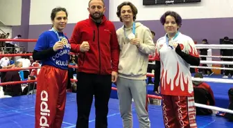 Kick Boks'ta 2 altın 1 gümüş madalya