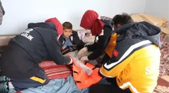 EVDE OYNARKEN DÜŞEN MURAT İÇİN EKİPLER SEFERBER OLDU
