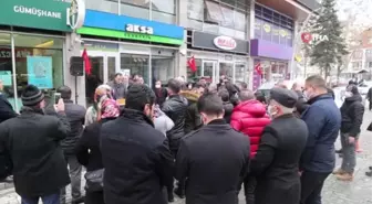Gümüşhane'de esnaf, elektriğe gelen zamma tepki gösterdi