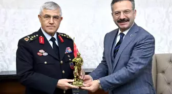 Jandarma Genel Komutanı Çetin, Aydın Valisi Aksoy ile görüştü