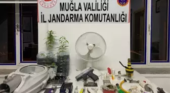 Muğla'da apart otele kurduğu düzenekle uyuşturucu yetiştiren zanlı tutuklandı
