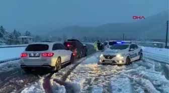 ANTALYA-KONYA KARAYOLU ARAÇ TRAFİĞİNE KAPATILDI