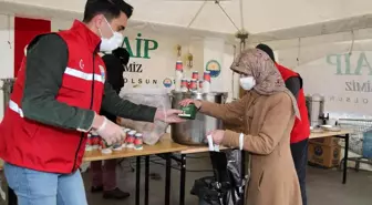 Gölbaşı Belediyesi Regaip Kandili'nde vatandaşın içini ısıttı