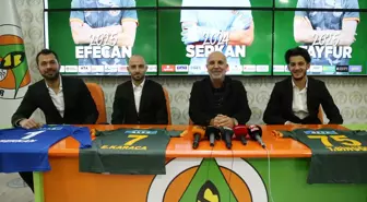 SPOR Alanyaspor, Efecan, Tayfur ve Serkan ile sözleşme uzattı