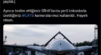 Son dakika! CATS kameralı 'Bayraktar TB2'lerin yeni teslimatı yapıldı