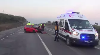 Manisa'da kamyonla çarpışan otomobilin sürücüsü öldü