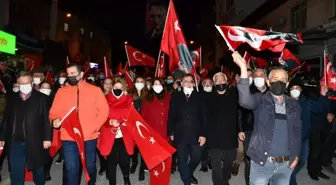 'Ata'ya saygı' yürüyüşü düzenlendi