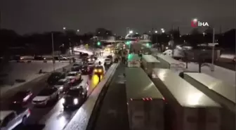 Kanadalı kamyoncular, ABD-Kanada sınırını geçişe kapattı