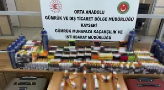 Kayseri'de gümrük kaçağı 1175 elektronik sigara ele geçirildi