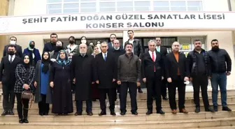 Şehit Fatih Doğan'ın ismi güzel sanatlar lisesine verildi