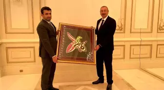 Azerbaycan Cumhurbaşkanı Aliyev, Selçuk ve Haluk Bayraktar'ı kabul etti