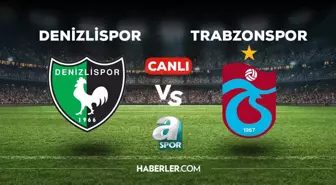 Denizlispor - Trabzonspor CANLI izle! A Spor Denizlispor - Trabzonspor canlı izleme linki! A Spor şifresiz CANLI izle!