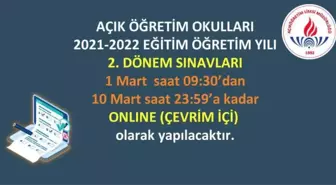 AÖL sınavları ne zaman? 2022 AÖL sınavları online mı?