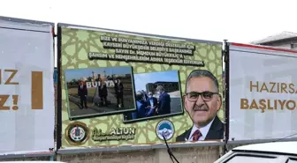 Bünyan Belediyesi'nden Büyükkılıç'a panolu teşekkür