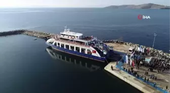 Erdek Marmara arası feribot sefer süresi 45 dakikaya düştü