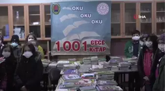 Öğrenciler 1001 gecede 1001 kitap okudu