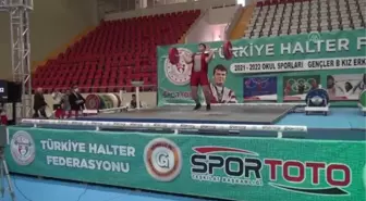 Gençler B Türkiye Halter Şampiyonası sona erdi