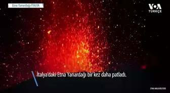 Etna'da Yeni Patlama