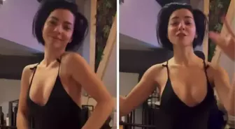 Merve Boluğur kendini müziğe kaptırdı! Dansıyla hayranlarının beğenisini topladı