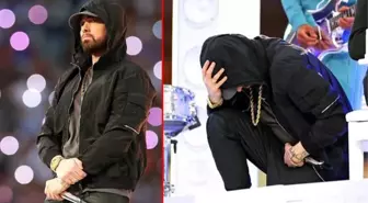 NFL yönetimi yasaklasa da Eminem dinlemedi! Irkçılığa karşı diz çöktü