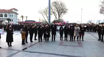 Bandırma'da Hazal Alpyörük cinayeti protesto edildi