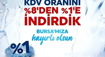 KDV indirimiyle su faturaları daha da düşecek