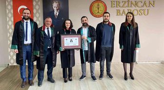 Stajyer avukatlar ruhsatnamelerini aldı