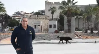 ÇEŞME KALESİ ÖNÜNE YAPILAN BETONARME BÜFELERE TEPKİ