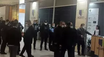 CHP'li belediye baskın yaptı, fuarda gerginlik çıktı