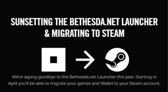 Bethesda.net launcher kapanıyor! Oyunlar Steam'e taşınacak