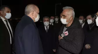 Cumhurbaşkanı Erdoğan'dan şehit Özel Harekat Şube Müdürü Eren'in ailesine taziye ziyareti