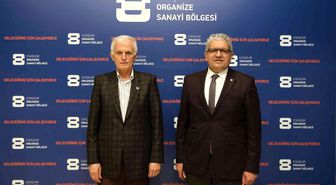 Milletvekili Kabukcuoğlu, EOSB Yönetim Kurulu Başkanı Küpeli'yi ziyaret etti