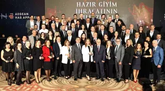 Hazır giyim ihracatının yıldızları ödüllerini aldı