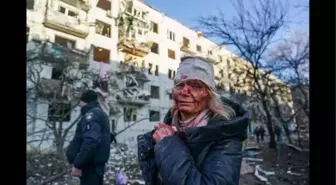 AA'nın Ukrayna'dan servis ettiği fotoğraf dünya basınında sembol oldu