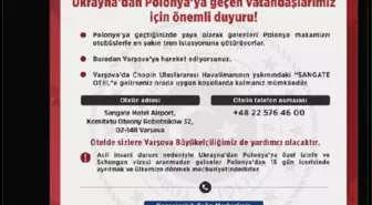 Dışişleri, Ukrayna'dan Polonya'ya geçen Türk vatandaşları için önemli bilgiler paylaştı