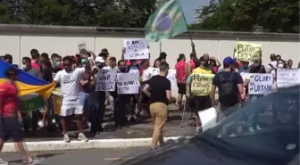 SAO PAULO - Rusya'nın Ukrayna'ya yönelik saldırısı Brezilya'da protesto edildi