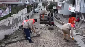 Kuşadası Belediyesi, yol yapım çalışmalarına ara vermiyor