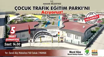 Mamak'taki Çocuk Trafik Eğitim Parkı hizmete açılıyor