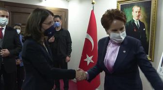 İYİ Parti Genel Başkanı Akşener, Almanya Federal Meclisi Başkan Yardımcısı Özoğuz ile görüştü