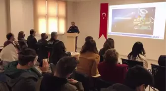 Germencik'te yüksekokul öğrencilerine afet eğitimi