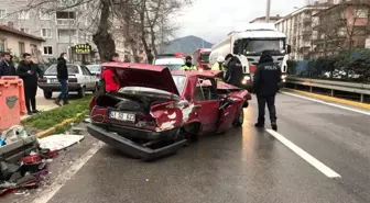 Önce tankere sonra kamyona çarptı: 2 yaralı