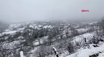 BARTIN'IN YÜKSEK KESİMLERİNDE KAR YAĞIŞI ETKİLİ OLDU